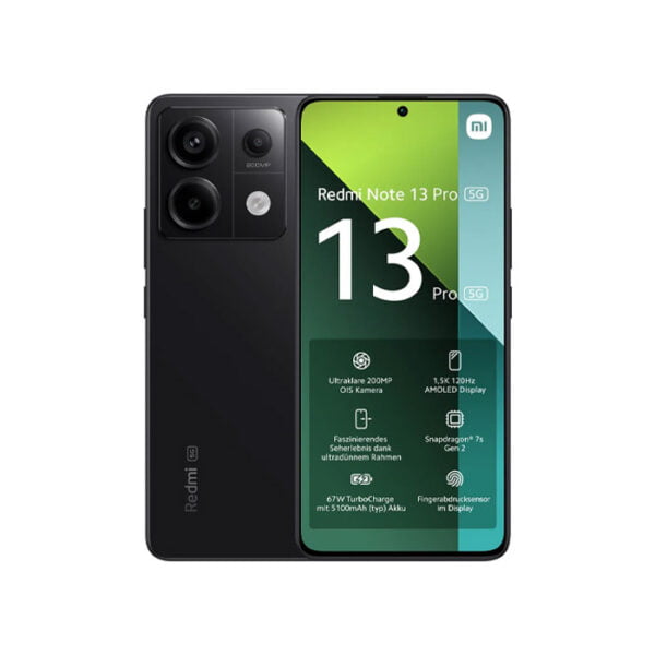 redmi note 13 pro 5g رنگ مشکی
